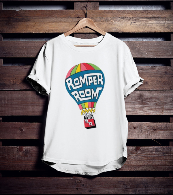Romper Room Retrontario Hot Air Balloon Retro T-Shirt