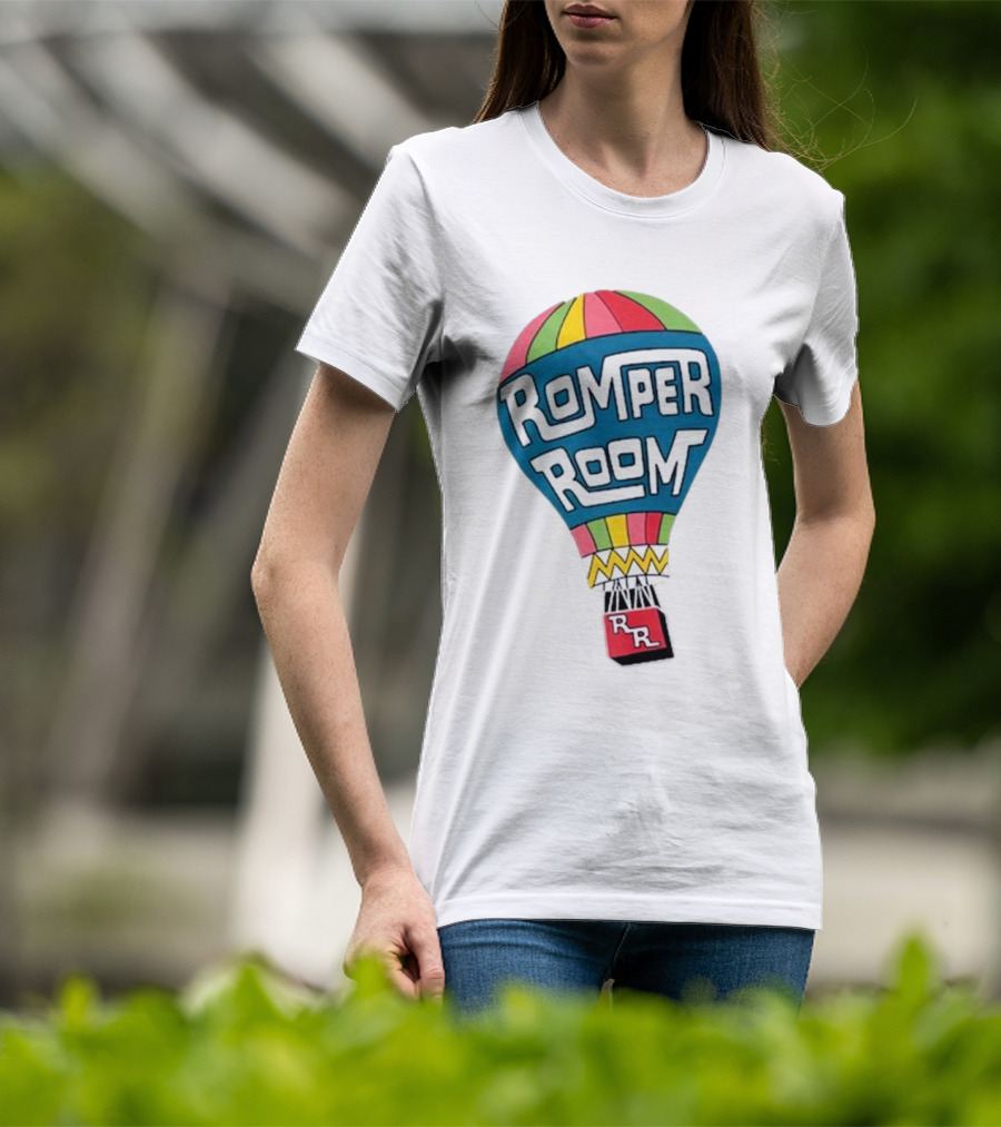 Romper Room Retrontario Hot Air Balloon Retro T-Shirt