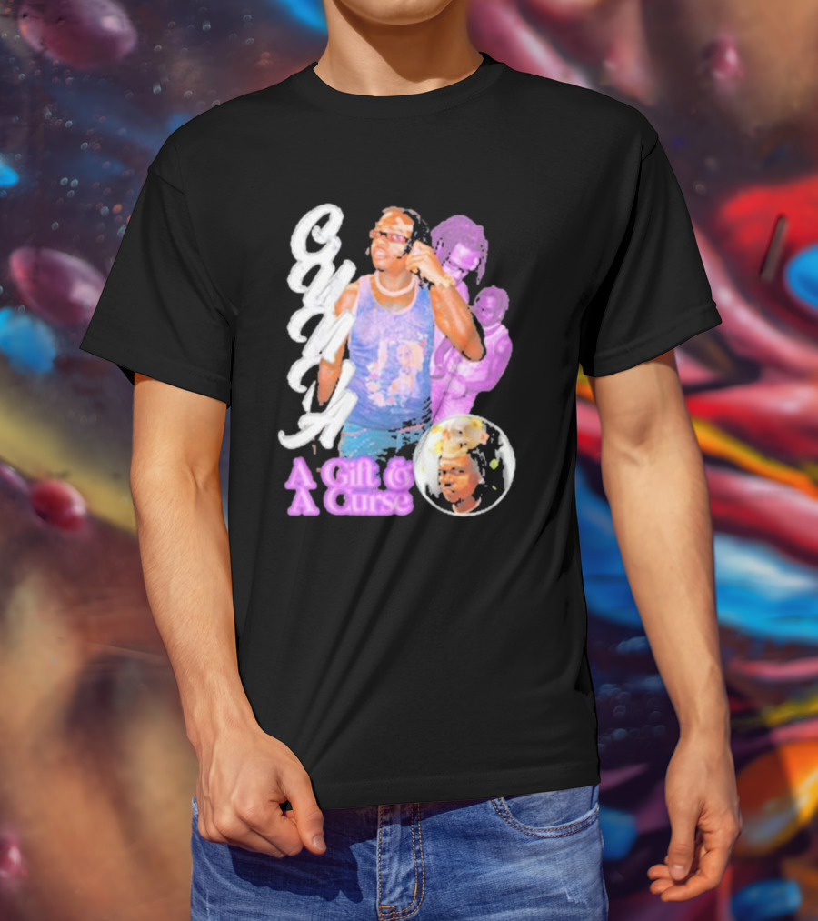 Wunna A Gift And A Curse Graphic Style Text And Portraits T-Shirt