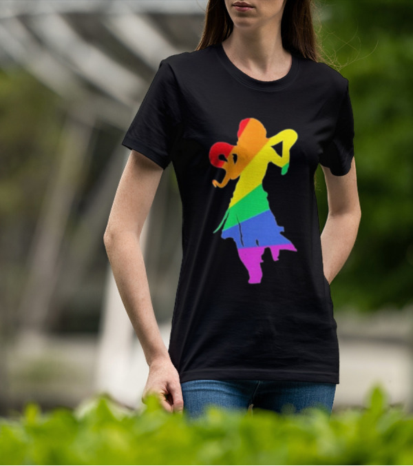 Abeardedhero Just Listen Rainbow T-Shirt