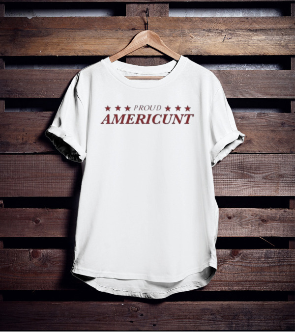 Proud Americunt Honeysuckle Drive With Stars T-Shirt