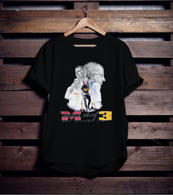 Nikola Jokic MVP 3 Basketball Star Denver Nuggets Most Valuable Player T-Shirt