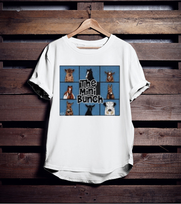 The Mini Bunch Nine Cartoon Animal Portraits T-Shirt