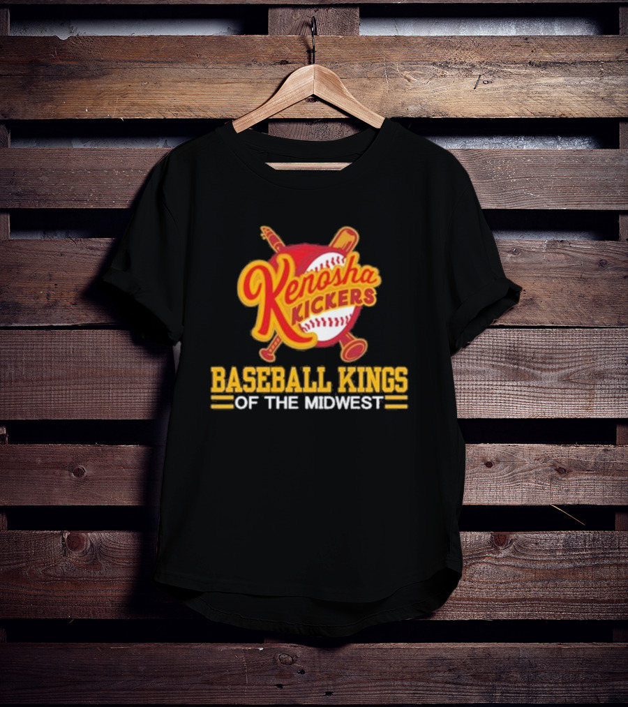 Kenosha Kickers Baseball Kings Of The Midwest T-Shirt