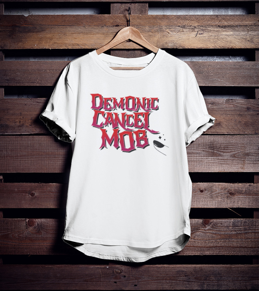 Demonic Cancel Mob Vintage Gothic T-Shirt