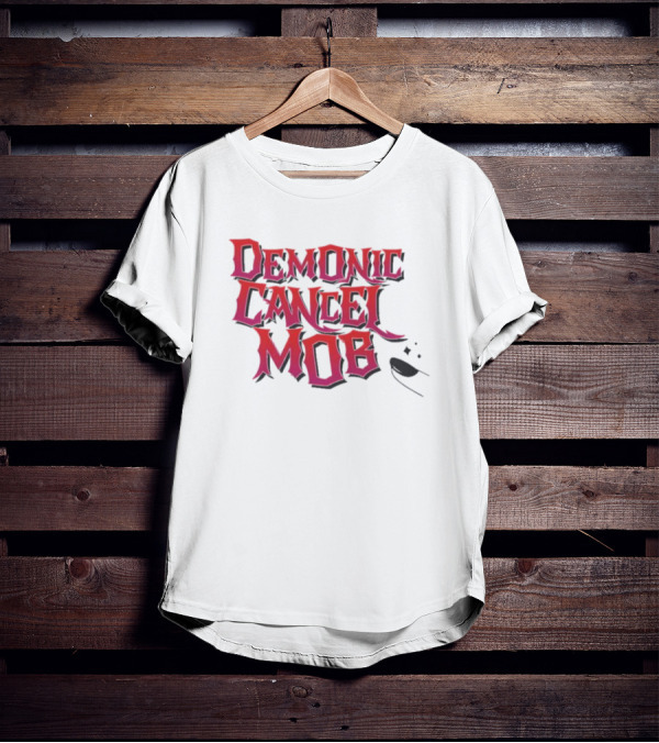 Demonic Cancel Mob Vintage Gothic T-Shirt