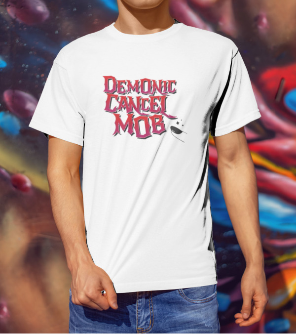 Demonic Cancel Mob Vintage Gothic T-Shirt