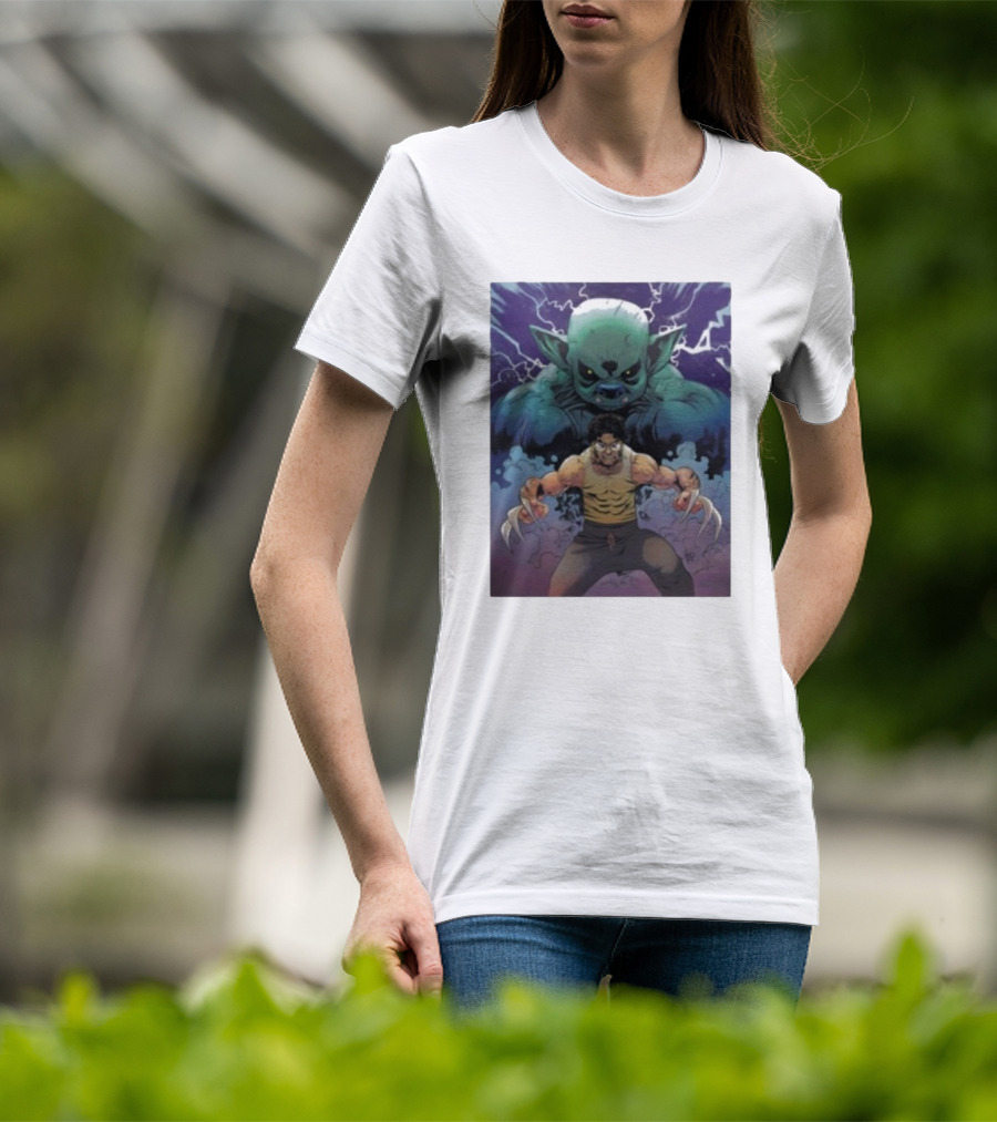 Rick Glassman Rick And Goblin Wolverine Style Fantasy T-Shirt