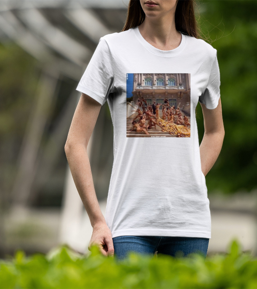 Sofi Tukker Bread Album Cover Art Dripping In Bread On Grand Staircase T-Shirt