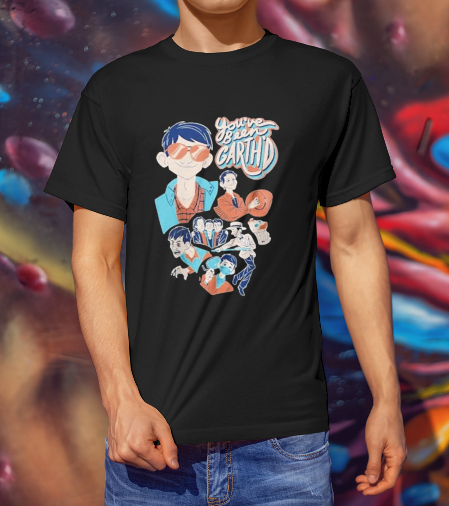 You’ve Been Garthed Blue Cartoon Character Collection T-Shirt