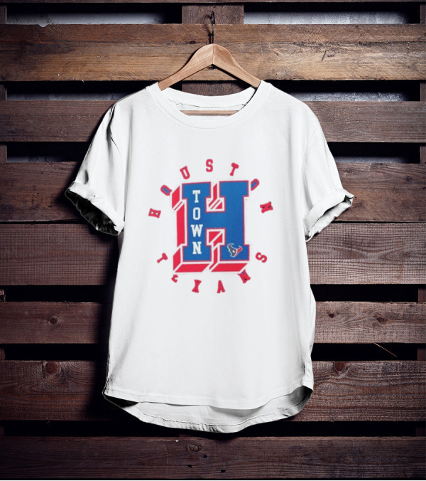 Houston Texans Hometown 'H' Icon With Team T-Shirt