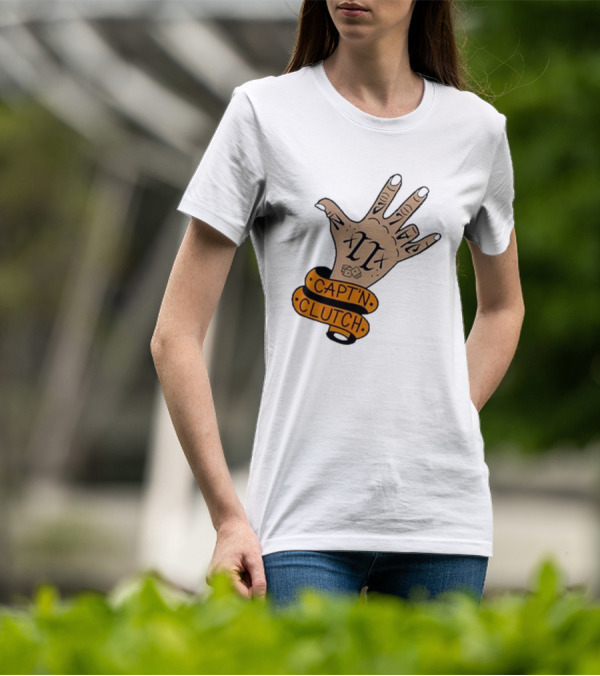 Cap’n Clutch Five Dice Hand Tattoo T-Shirt