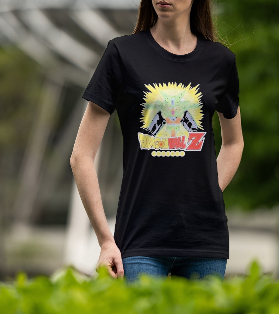 Cell Taiyoken Dragon Ball Z Reflective Power Burst T-Shirt