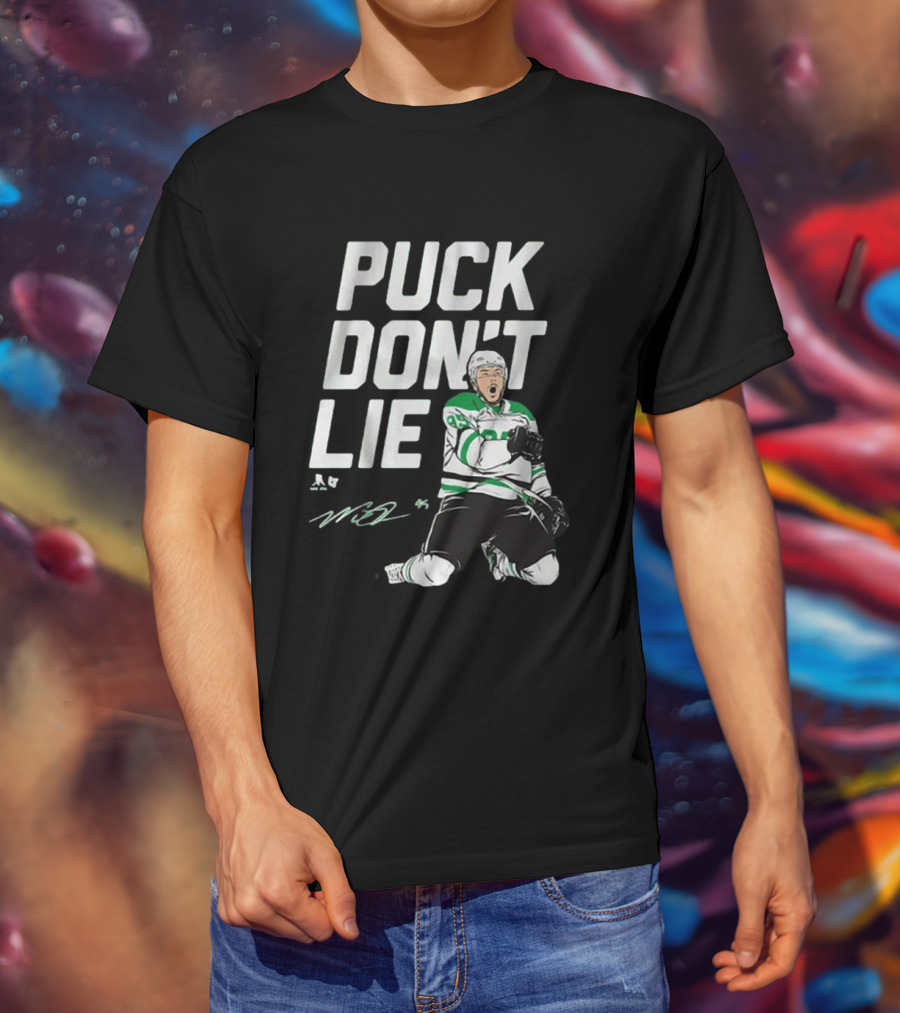 Matt Duchene Puck Don’t Lie Hockey Celebration Art Signature T-Shirt