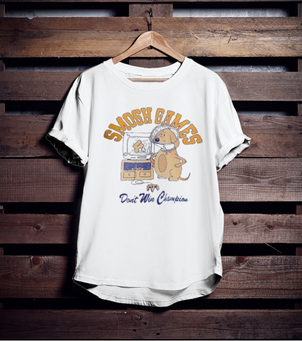 Smosh Games Don't Win Champion Dog T-Shirt