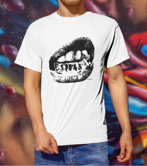 Wally1k Fang Mouth Sketch T-Shirt