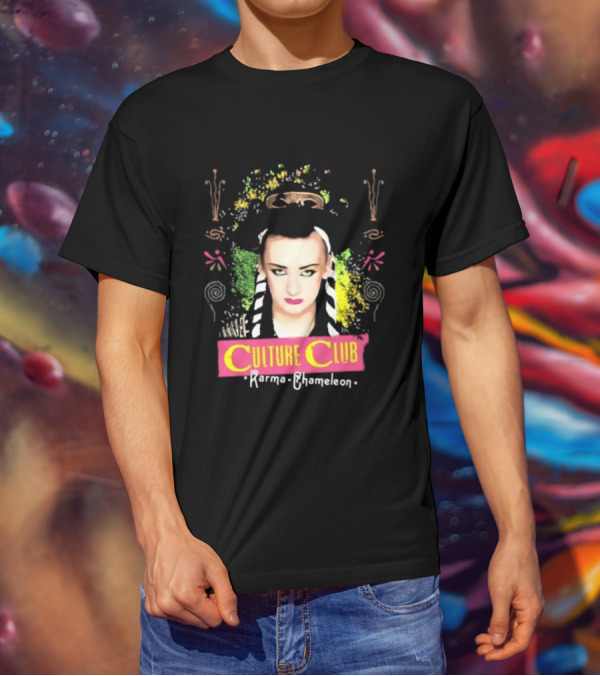 Culture Club Karma Chameleon Boy George T-Shirt