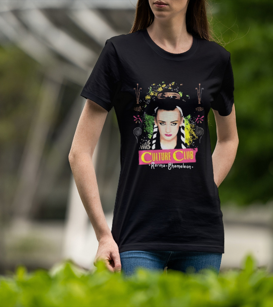 Culture Club Karma Chameleon Boy George T-Shirt