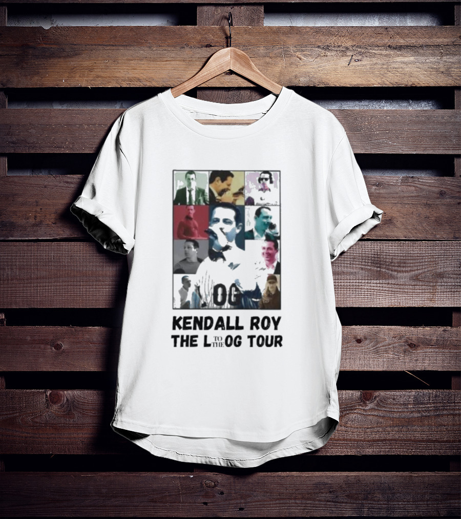 Kendall Roy Iconic Moments Collage The L To The Og Tour T-Shirt