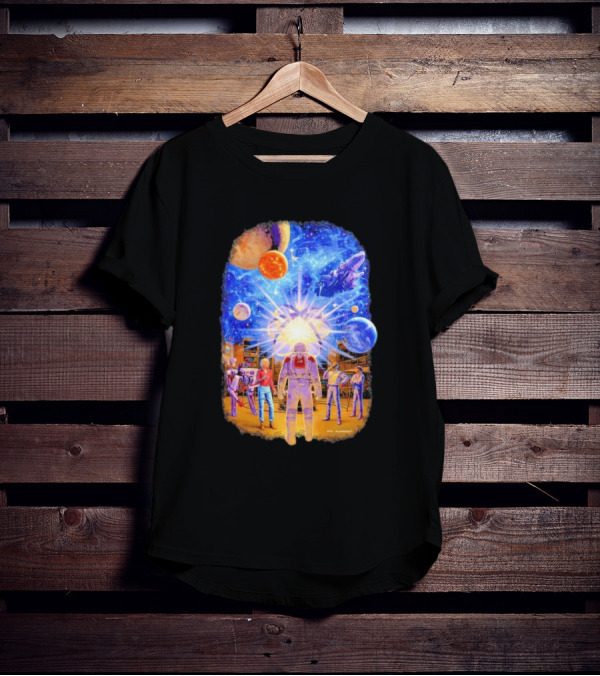 Starfield Secrets Astronaut Adventure Greg Hildebrandt Space Exploration Planets Universe T-Shirt