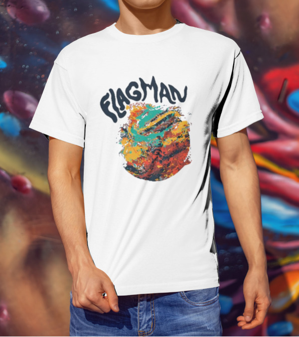 FLAGMAN Swirl Vibrant Earth Hues T-Shirt