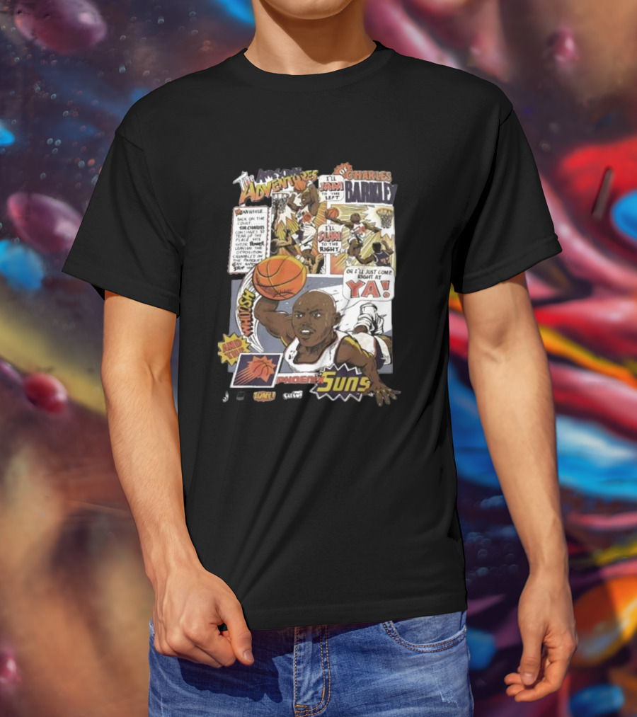 The Adventures Charles Barkley Phoenix Suns Comic Vintage 90s Salem Sportswear T-Shirt