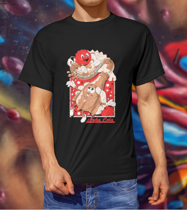 An Explosion Of Flavor Nuka Cola Vintage Ad T-Shirt