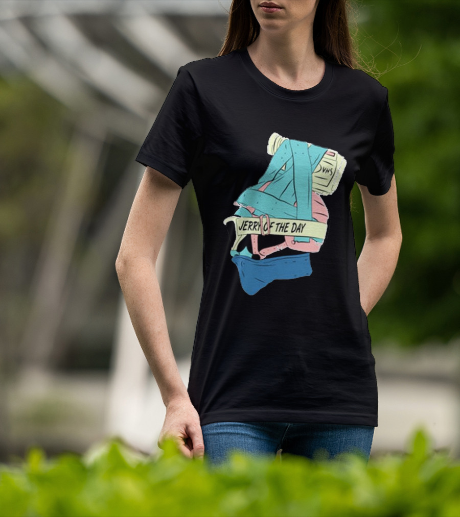 Jerry Of The Day VHS Straps Multicolor Gear T-Shirt