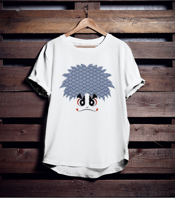 Gare Goemon Goemon Japanese Wave Hairstyle T-Shirt