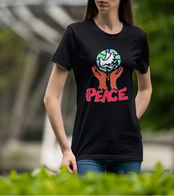 Anthony Edwards Foot Locker Just Don World Peace Dove Hands Peace T-Shirt
