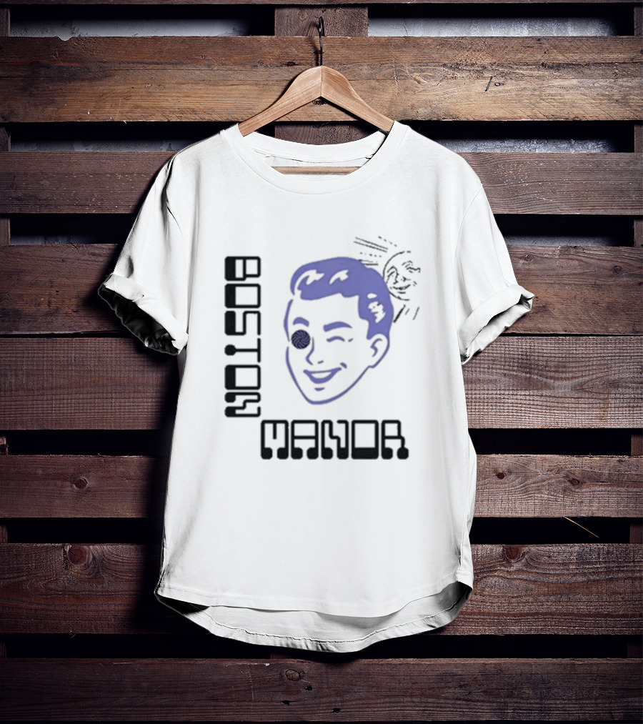 Boston Manor Sundiver Winking Face With Sunburst Detail T-Shirt