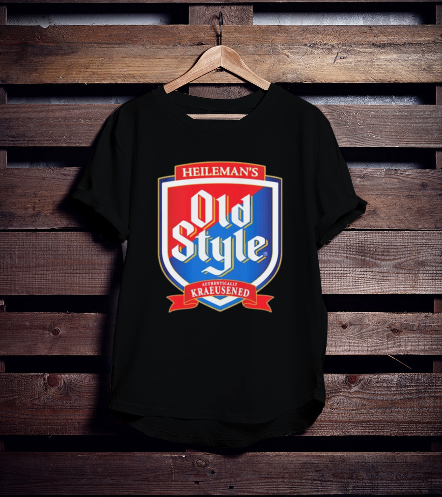 Heileman's Old Style Authentically Kraeusened Shield T-Shirt
