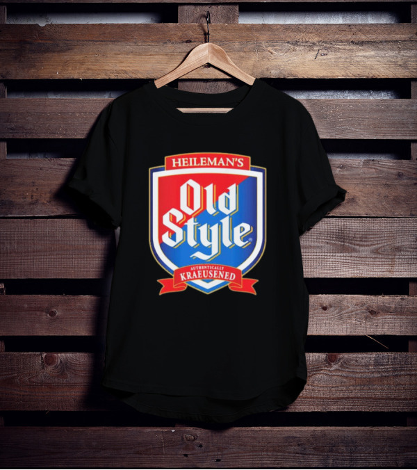 Heileman's Old Style Authentically Kraeusened Shield T-Shirt
