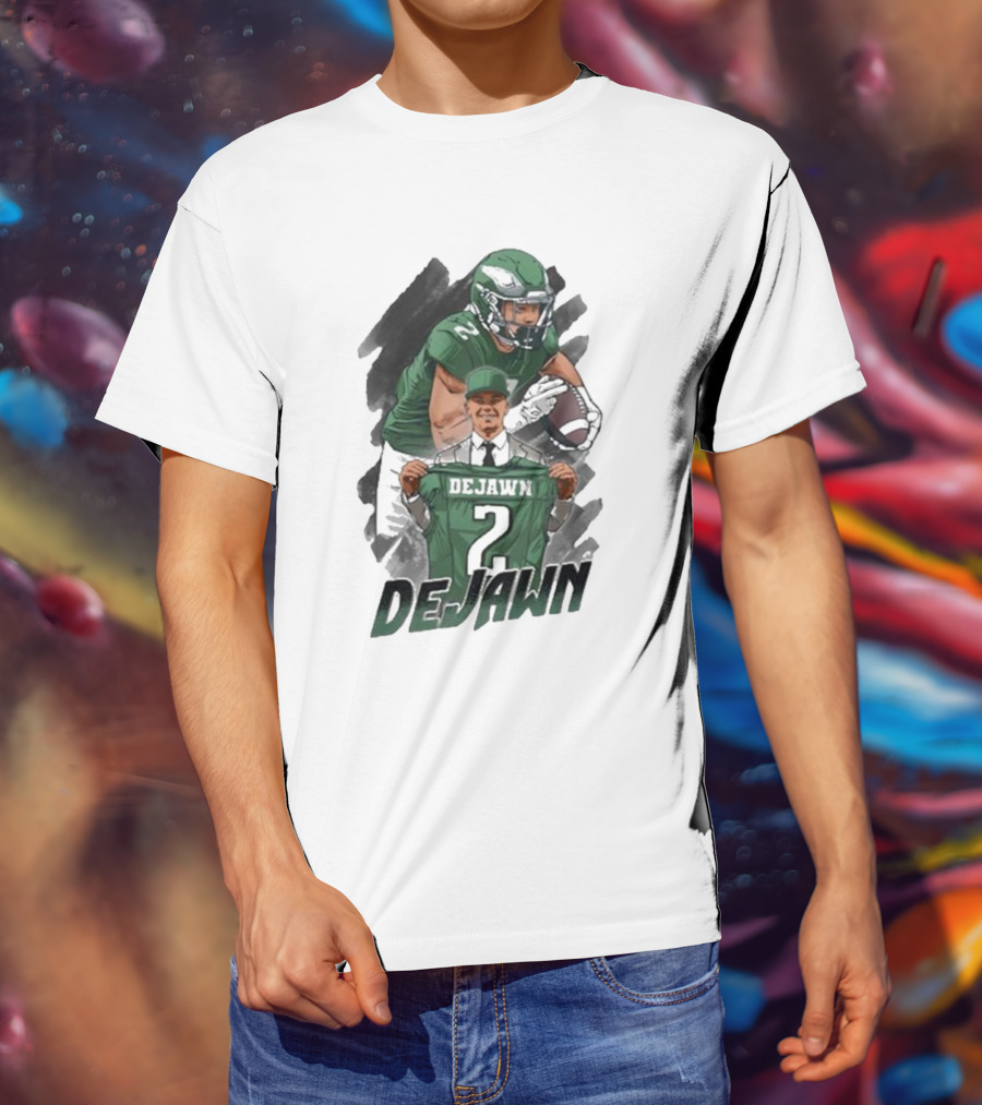 Philadelphia Eagles DeJawn Football Fan Jersey 2 T-Shirt