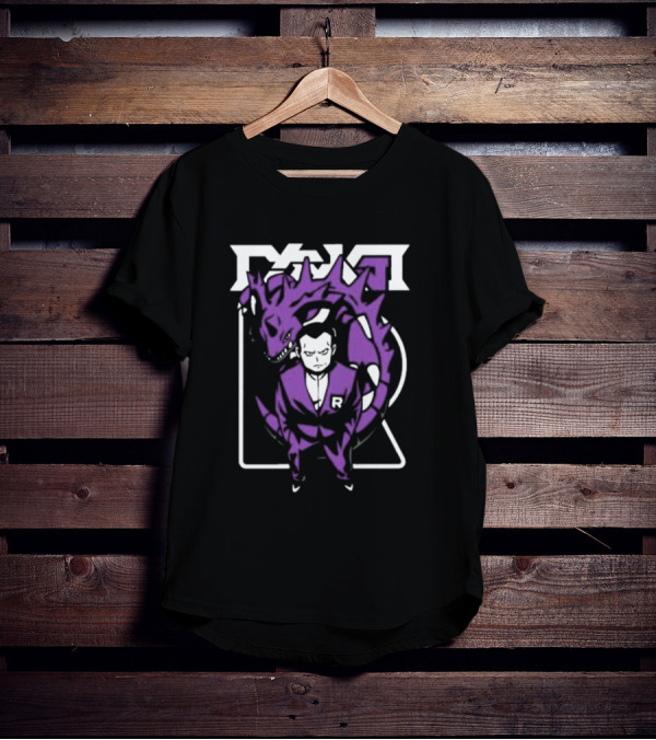 Pikachu Secret Teams R Boss Giovanni Shadow Charizard T-Shirt