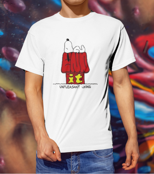 End It Unpleasant Living Pistachio Gallery Doghouse T-Shirt