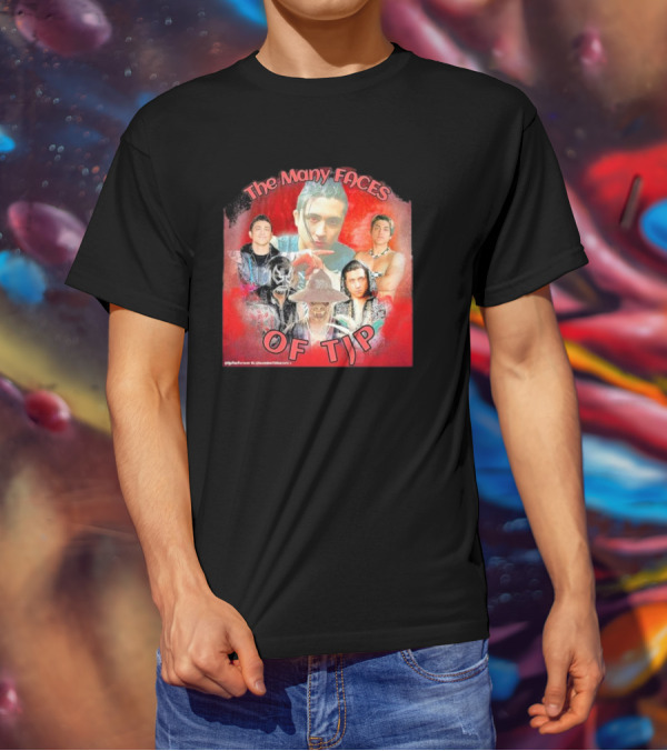 The Many Faces Of TJP Wrestler Transformations And Characters T-Shirt