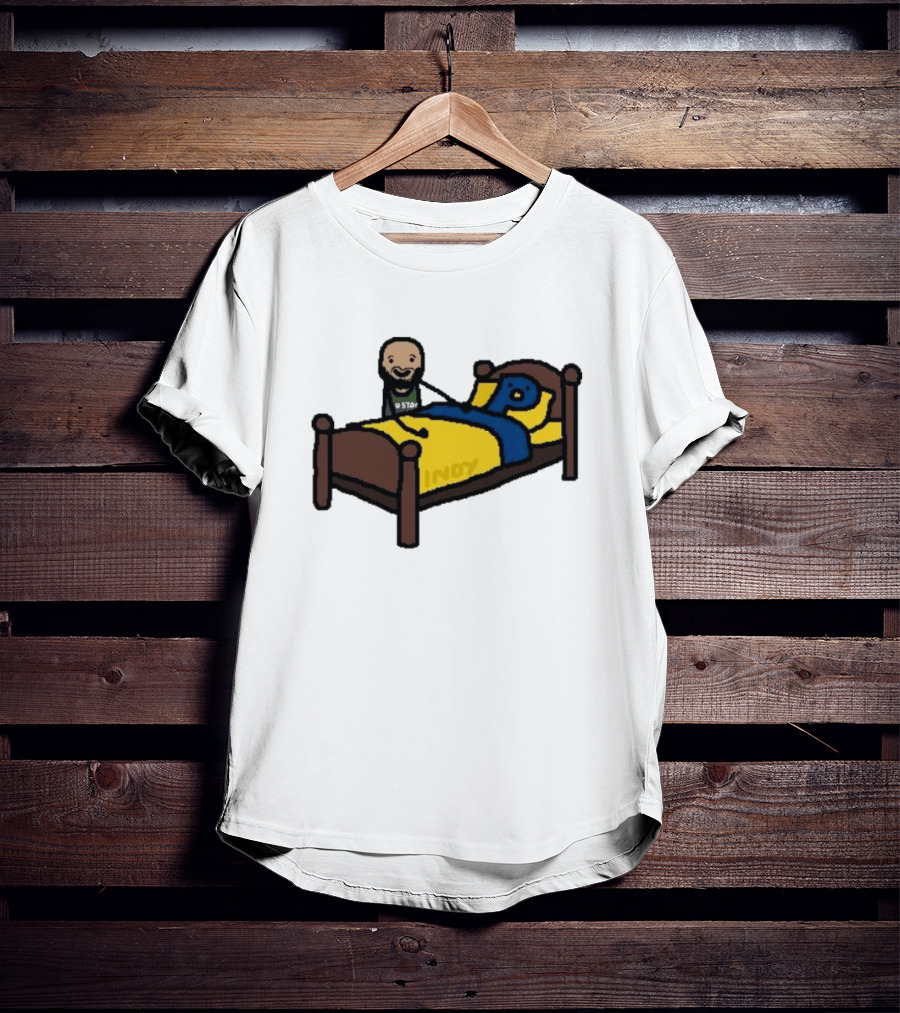 Derrick Night Night NBA Paint Sleepy Bedtime Cartoon T-Shirt