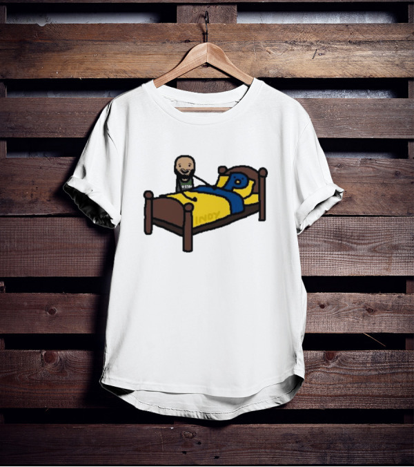 Derrick Night Night NBA Paint Sleepy Bedtime Cartoon T-Shirt