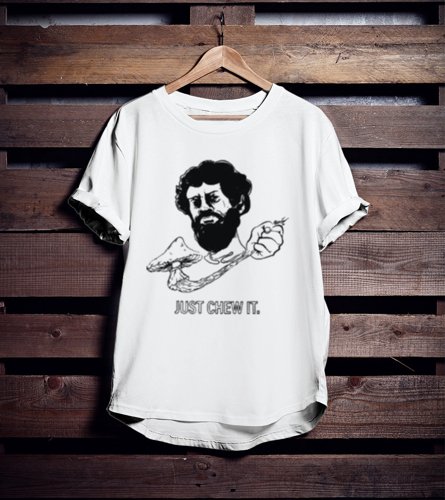 Dmtworld Just Chew It Psychedelic Mushroom Concept T-Shirt