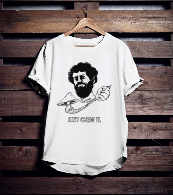 Dmtworld Just Chew It Psychedelic Mushroom Concept T-Shirt