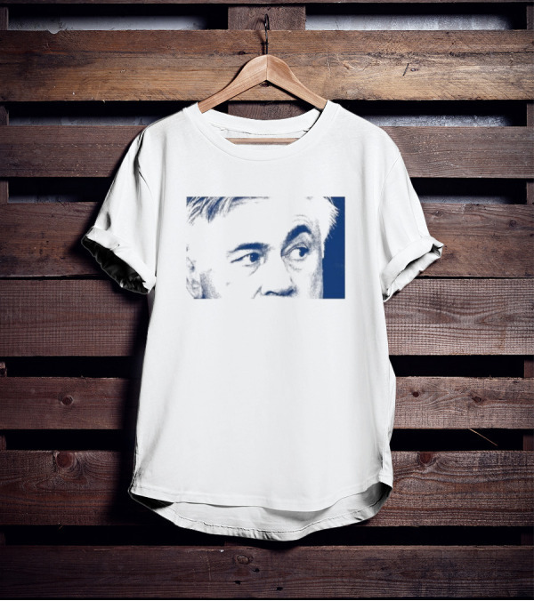 Don Carlo Ancelotti Eyes AOF Images In Blue T-Shirt