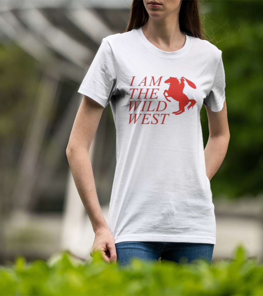 I Am The Wild West Horse And Rider Red T-Shirt