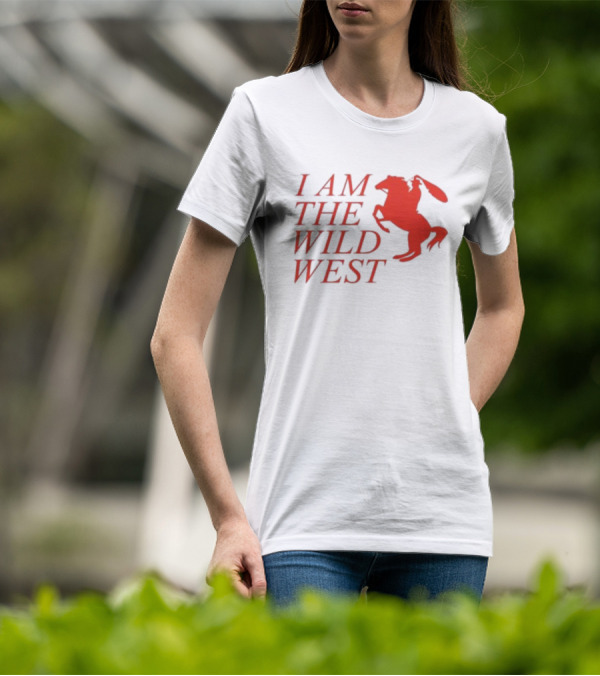 I Am The Wild West Horse And Rider Red T-Shirt