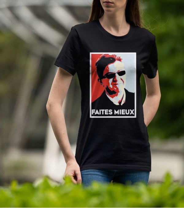 Faites Mieux Red And Black Pop T-Shirt