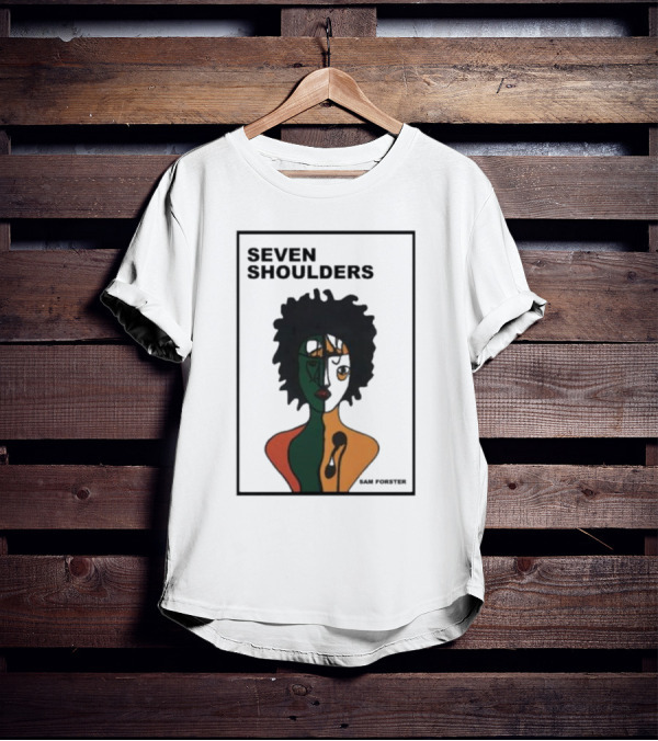 Seven Shoulders Sam Forster Afrocentric Abstract T-Shirt