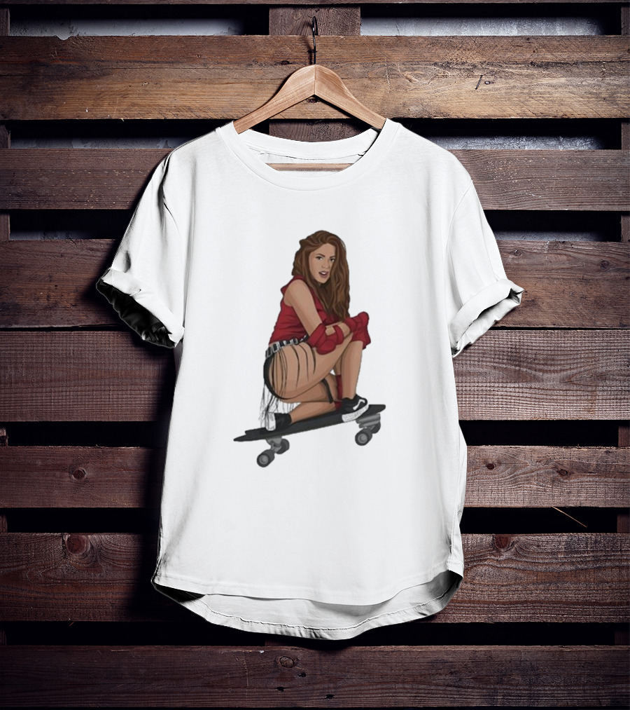Shakira Girl Like Me Skateboard T-Shirt