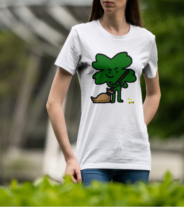 The Celtics Sweep The Pacers NBA Paint Shamrock Holding Broom T-Shirt
