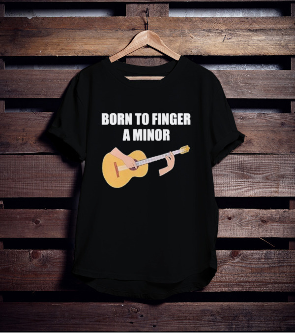 Born To Play A Minor Guitar Chord T-Shirt