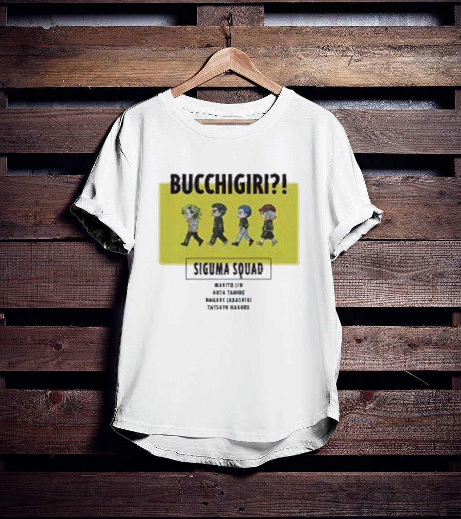 Bucchigiri Siguma Squad Anime Walk Chibitoko Series T-Shirt